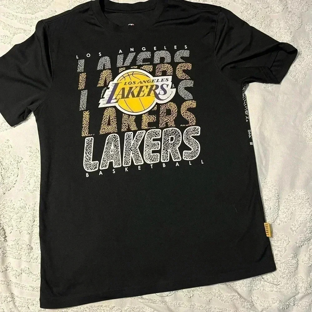 NBA  LA Lakers Black T-Shirt Sz M